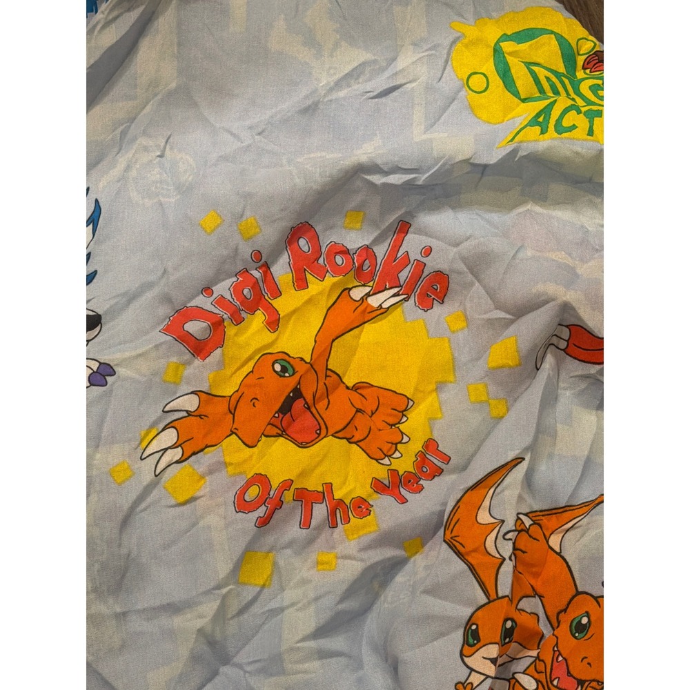 Vintage 2000 Digimon Digital Monsters Twin Fitted Sheet (Fitted Only)